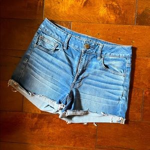 American Eagle High Rise shortie shorts